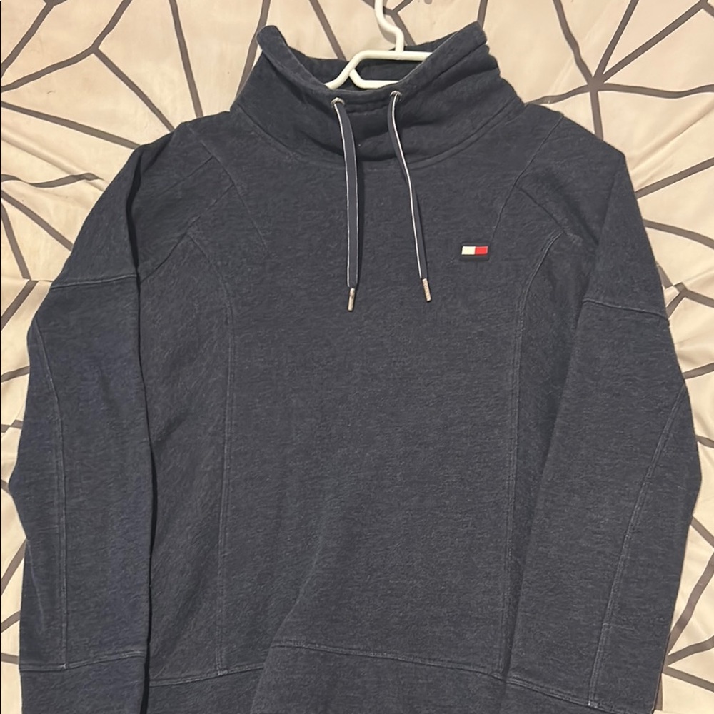 Tommy Hilfiger Gray Turtleneck Sweater